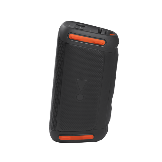 JBL Partybox 110 - Black - Portable party speaker with 160W powerful sound, built-in lights and splashproof design. - Left image number null